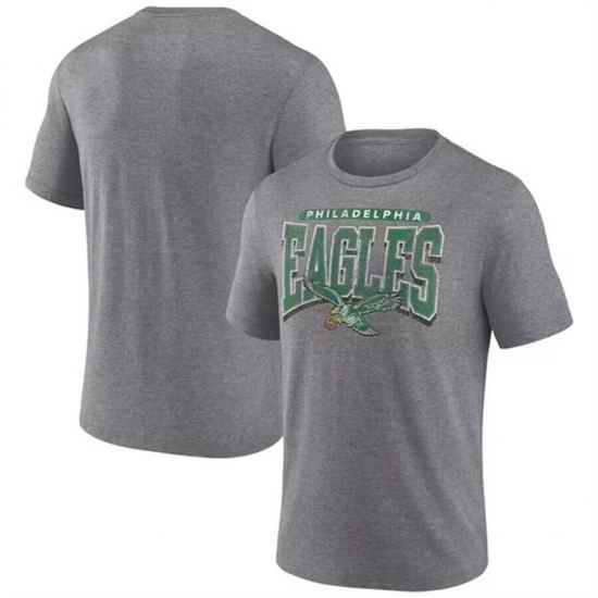 Men Philadelphia Eagles Gray Sleeve T Shirt